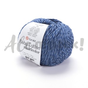 YarnArt Baby Cotton Multicolor 5210 50% akryl 50% bawełna 50gr 165m 