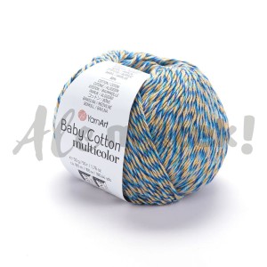 YarnArt Baby Cotton Multicolor 5211 50% akryl 50% bawełna 50gr 165m 