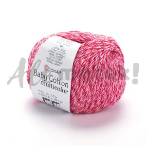 YarnArt Baby Cotton Multicolor 5214 50% akryl 50% bawełna 50gr 165m 