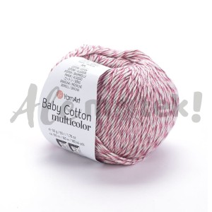 YarnArt Baby Cotton Multicolor 5217 50% akryl 50% bawełna 50gr 165m