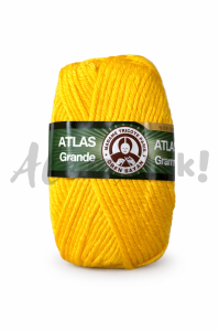 Madame Tricote Paris Atlas Grande 029 żółty 200gr 80m 100% akryl  