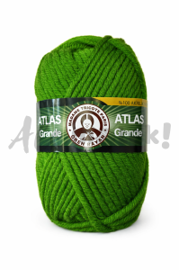 Madame Tricote Paris Atlas Grande 087 zielony 200gr 80m 100% akryl  