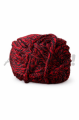 Madame Tricote Paris Atlas Grande 302 czarno- czerwony 200gr 80m 100% akryl  