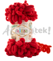 Włóczka Alize Puffy 106 - karmazynowy pętelkowa rękodzieła (100gr/9mt) 