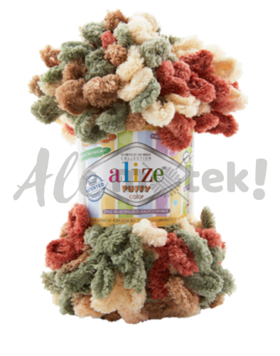 Alize Puffy Color 6039 pętelkowa rękodzieła (100gr/9mt) 
