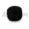 LadyYarn Cotton Inci 1001 czarny (100gr/250mt) 