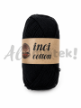 LadyYarn Cotton Inci 1001 czarny (100gr/250mt) 