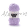 YarnArt Cotton Soft 19 liliowy 100gr 600m 55% bawełna 45% akryl  