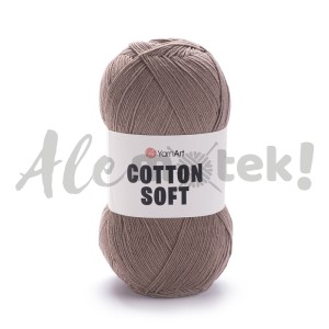 YarnArt Cotton Soft 71 j. brąz 100gr 600m 55% bawełna 45% akryl   