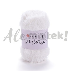YarnArt Mink 330 ecru 100% poliamid