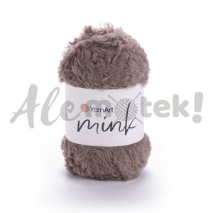 YarnArt Mink 332 jasny brąz 100% poliamid