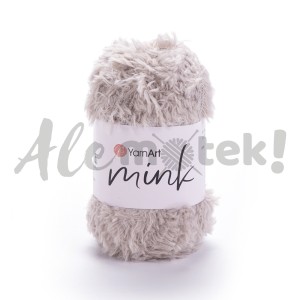 YarnArt Mink 337 szarobeżowy 100% poliamid