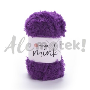 YarnArt Mink 338 filoletowy 100% poliamid
