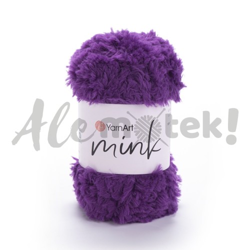 YarnArt Mink 338 filoletowy 100% poliamid