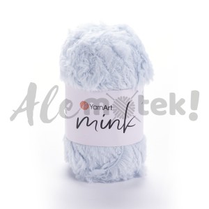 YarnArt Mink 351 błękitny 100% poliamid
