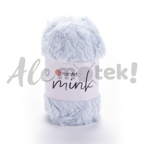 YarnArt Mink 351 błękitny 100% poliamid