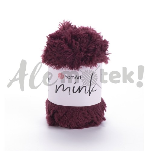 YarnArt Mink 339 bordowy 100% poliamid