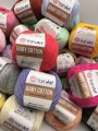 Włóczka YarnArt Baby Cotton 438 pistacjowy 50gr 165m 50% bawełna 50% akryl 