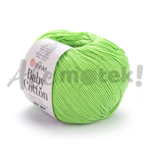 Włóczka YarnArt Baby Cotton 438 pistacjowy 50gr 165m 50% bawełna 50% akryl 