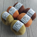 Gazzal Super Kid Mohair 64400 brąz (25gr/237m)