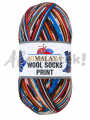 Himalaya Wool Socks Print 54-01 /włóczka skarpetkowa