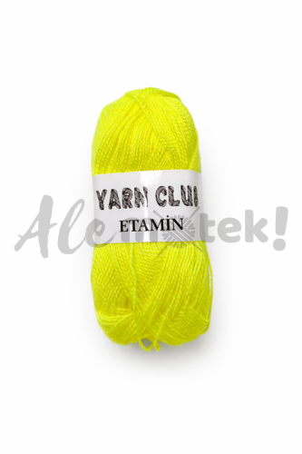 Yarn Club Etamin odblaskowy żółty
