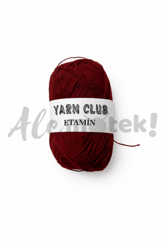 Yarn Club Etamin bordowy