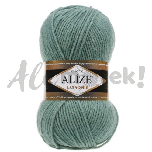 Włóczka Alize Lanagold 386 lazurowy 51% Akryl 49% Wełna 240 metrów 100 gr