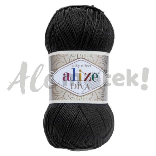 Alize Diva 60 - czarny