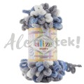 Włóczka Alize Puffy Color 6075 pętelkowa rękodzieła (100gr/9mt)