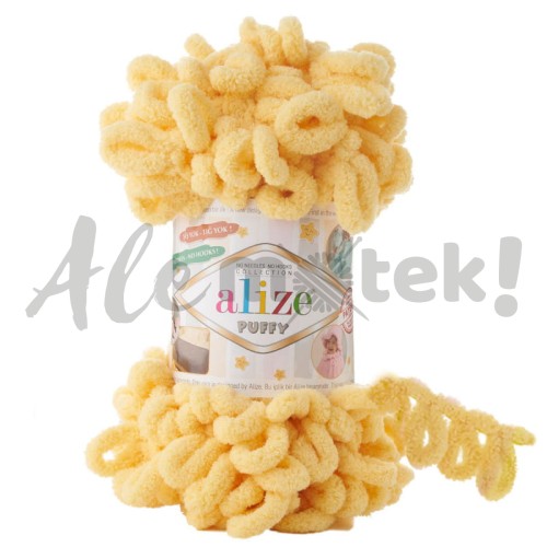 Alize Puffy 509 - bananowy