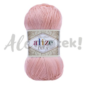 Alize Diva 363 - pudrowy różowy