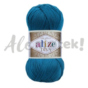 Alize Diva 646 - ciemny turkusowy