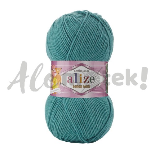 Alize Cotton Gold 156 - ciemny aqua