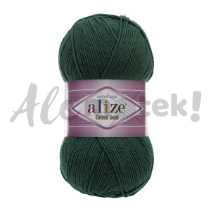 Alize Cotton Gold 426 - ciemny butelkowy