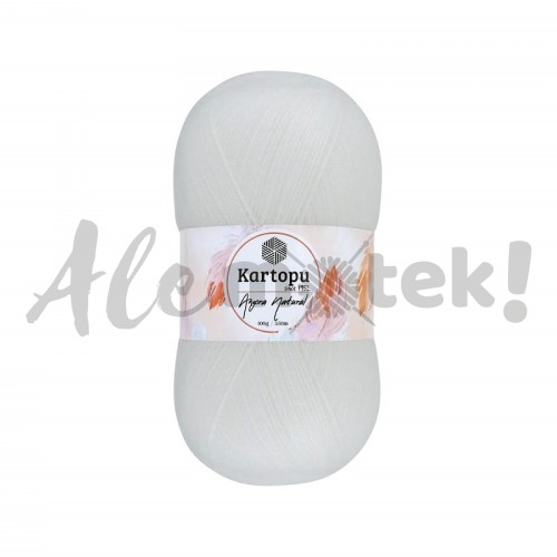 Kartopu Angora Natural - 010 - biały