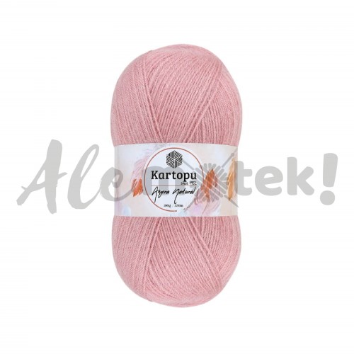 Kartopu Angora Natural - 778 - pudrowy różowy