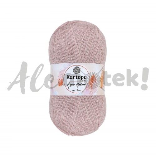 Kartopu Angora Natural - 758 - brudny różowy