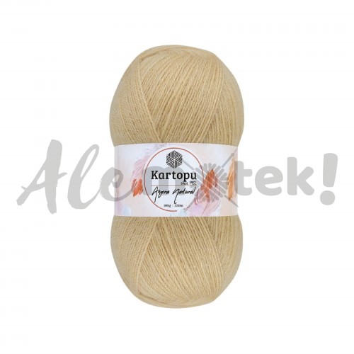 Kartopu Angora Natural - 837 - piaskowy