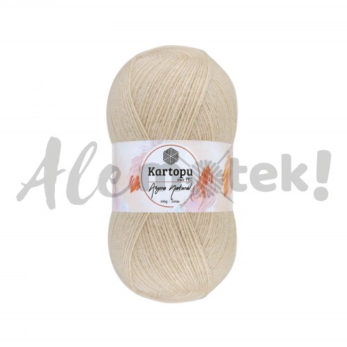 Kartopu Angora Natural - 855 -jasny beżowy