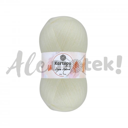 Kartopu Angora Natural - 025- kremowy
