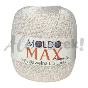 Max Moldo Metallic - biało złoty
