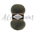 Włóczka Alize Lanagold 29 khaki 51% Akryl 49% Wełna 240 metrów 100 gr