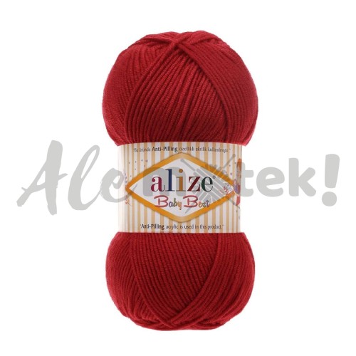Alize Baby Best 106- karmazynowy