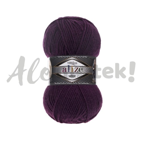 Alize Superlana Midi 111 - śliwkowy