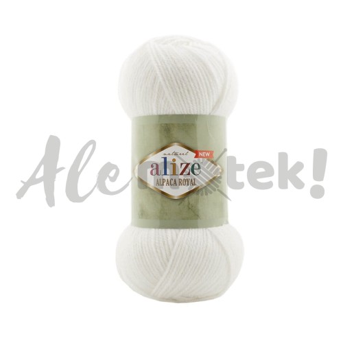 Alize Alpaca Royal 55 - biały