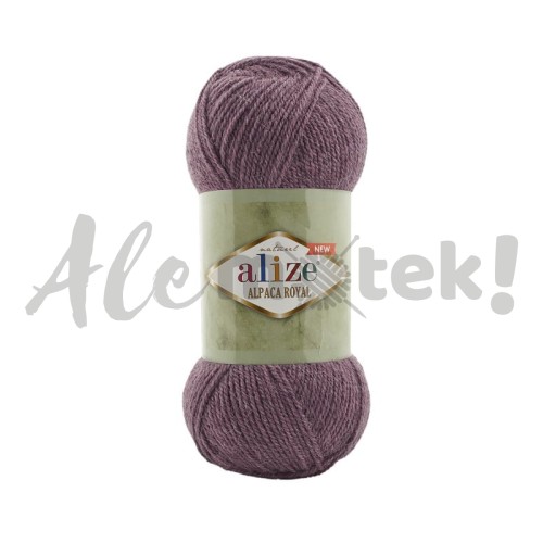 Alize Alpaca Royal 618 - śliwkowy