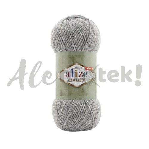 Alize Alpaca Royal 21 - popiel