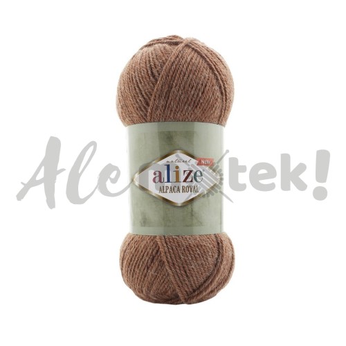 Alize Alpaca Royal 558 -  jasny brązowy