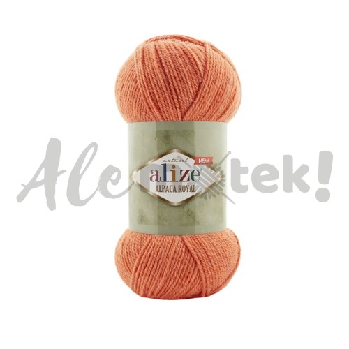 Alize Alpaca Royal 692 - jasny pomarańczowy